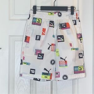 Puma Brand Love AOP All Over Print Swim Shorts Size Small